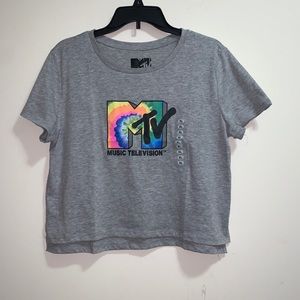 MTV tie dye crop top